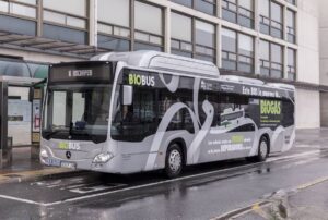 autobus impulsado por biogas