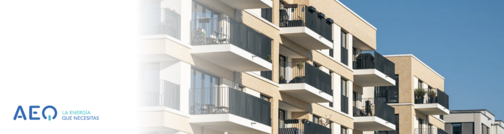 Edificios con balcones