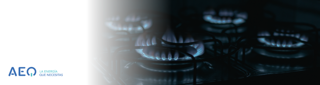 Horno a gas para ilustrar un texto sobre cotización de gas natural.